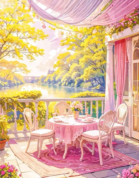 Paint by Numbers Kit Lakeside Restaurant