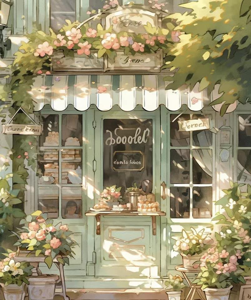 Paint by Numbers Kit Coffee Shop