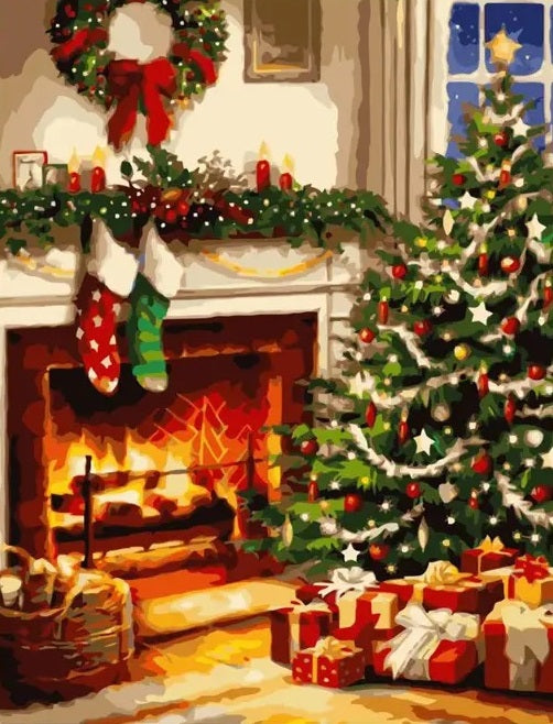 Paint by Numbers Kit Christmas
