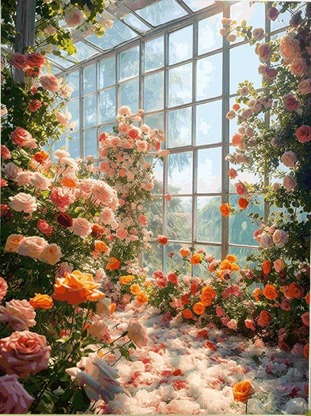 Paint by Numbers Kit Flower Room