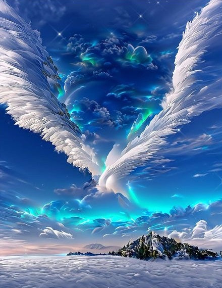 Paint by Numbers Kit Angel Wings