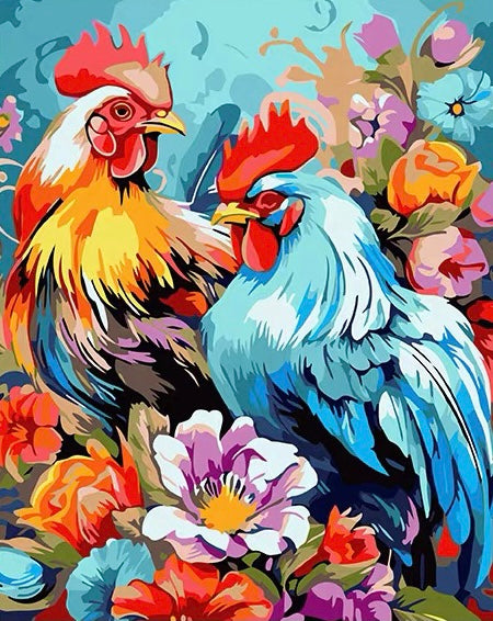 Paint by Numbers Kit Rooster