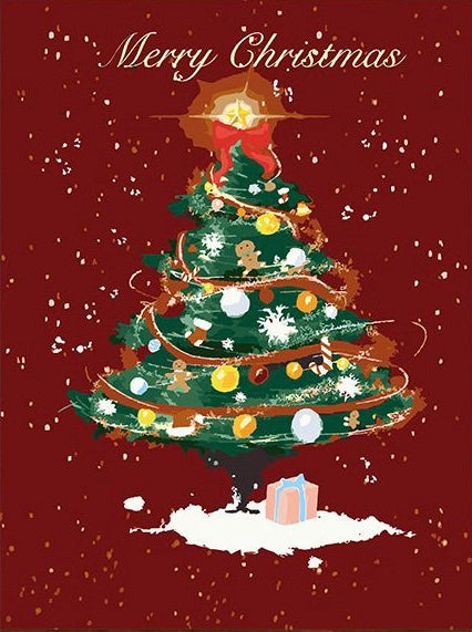 Paint by Numbers Kit Merry Christmas