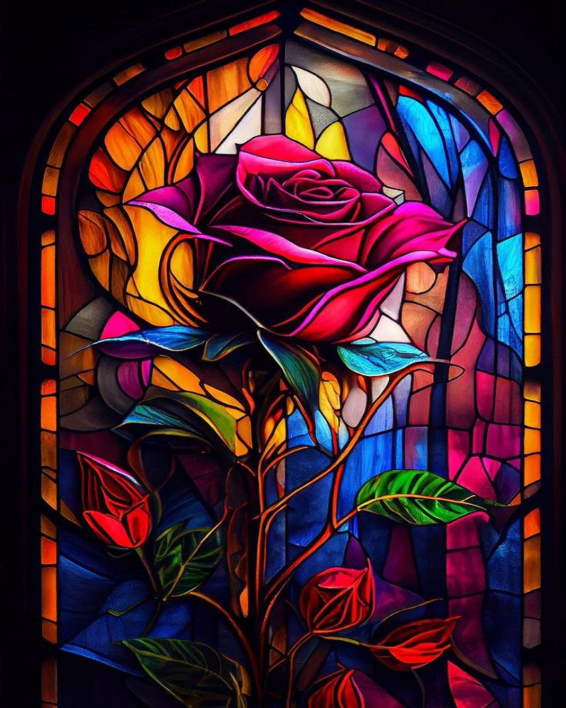 Stained Glass - Paint By Number - Painting By Numbers