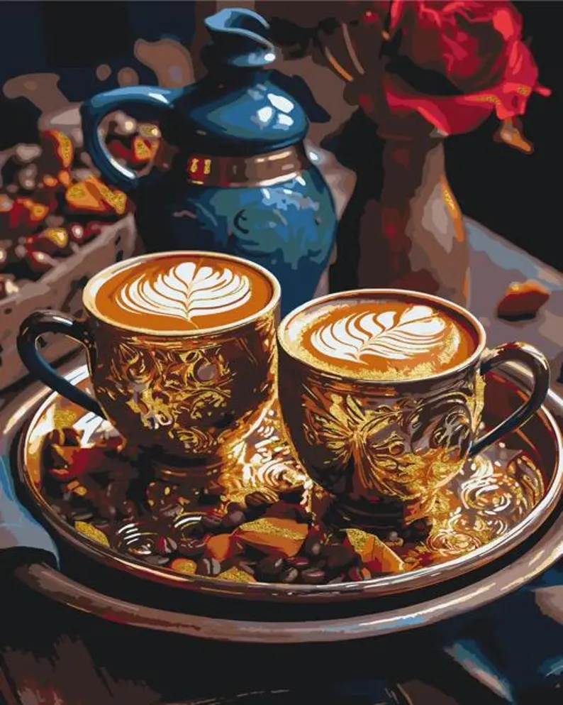 Paint by Numbers Kit Coffee