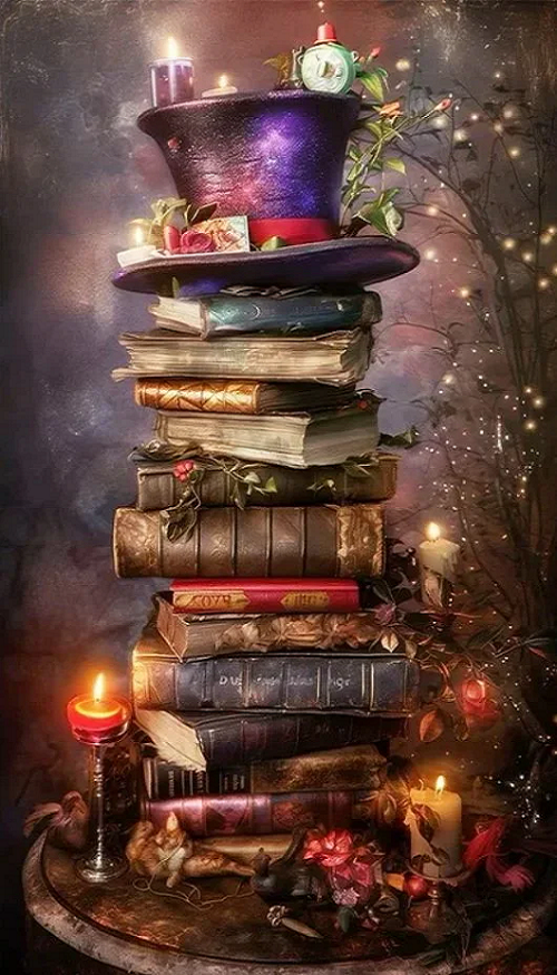 paint by numbers kit magician hat and magic book