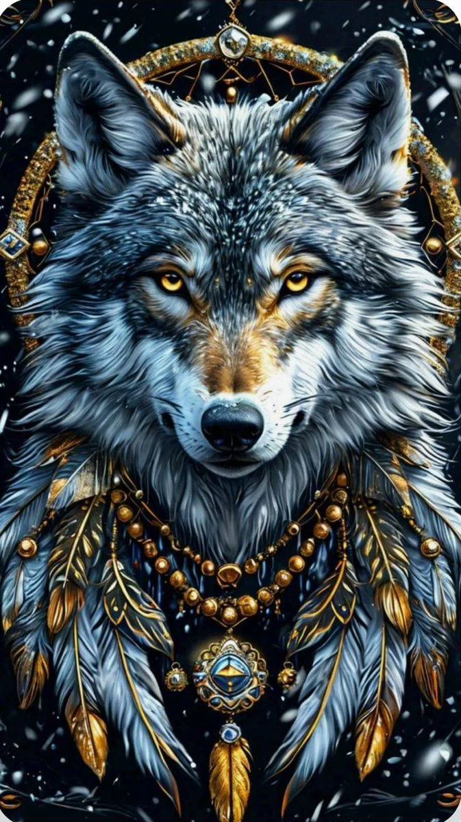 paint by numbers kit wolf