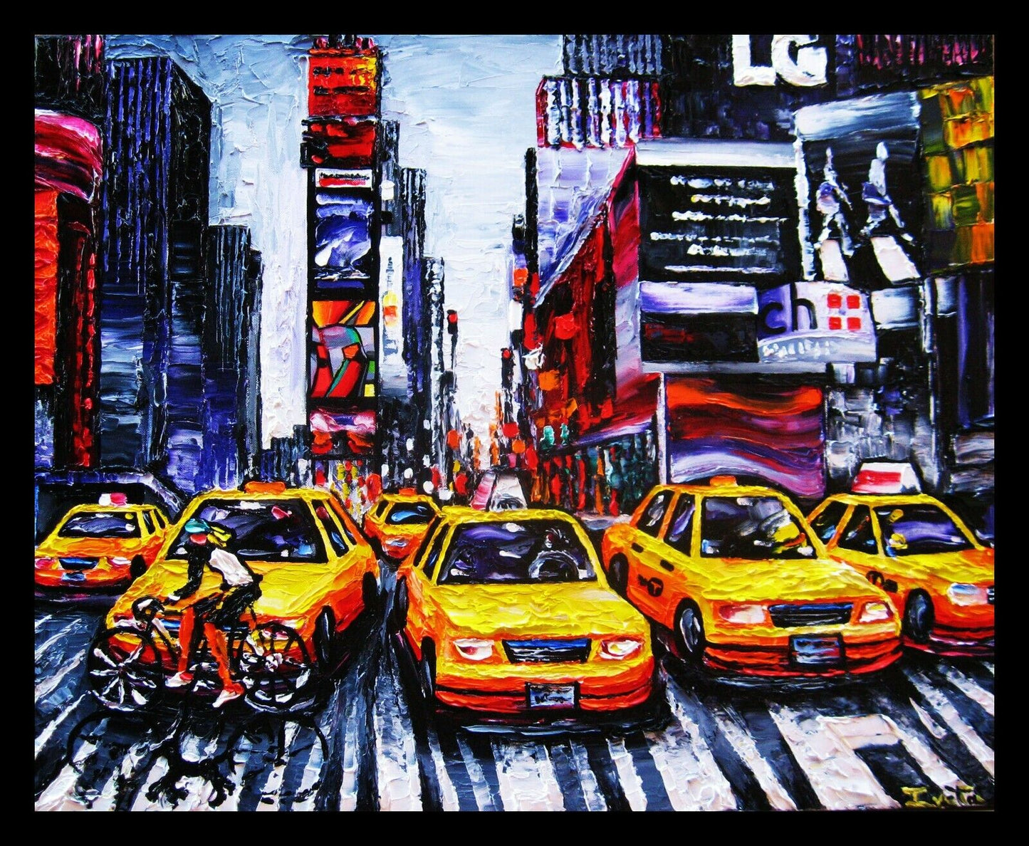 Paint by Numbers Kit Abstract Car