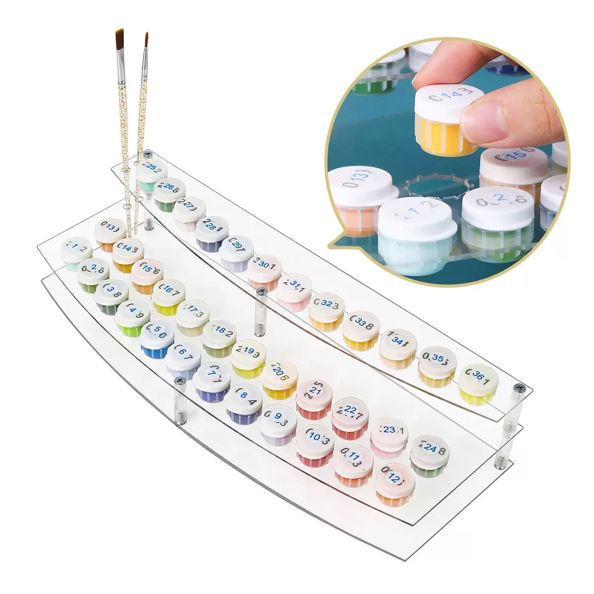 Painting By Numbers Paint Organizer