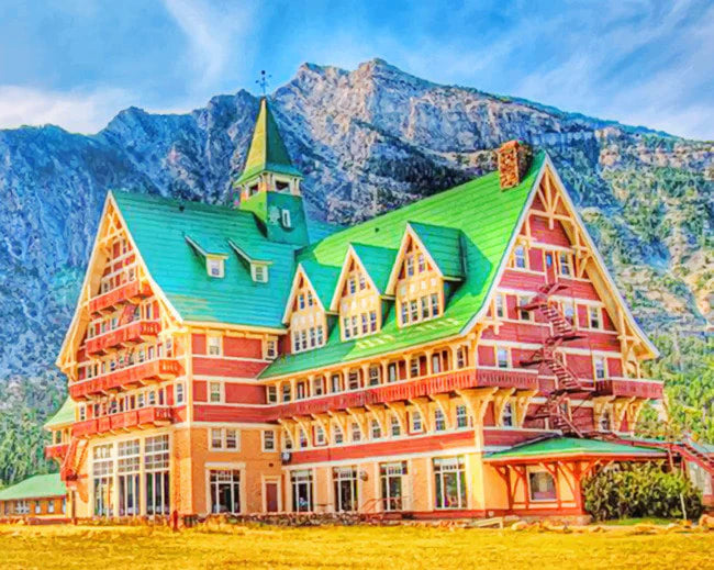 Paint by Numbers Kits Colorful House