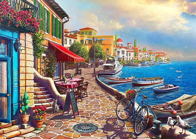 Paint by Numbers Kits Seaside Town