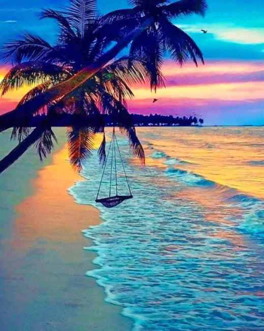 Paint by Numbers Kits Beach