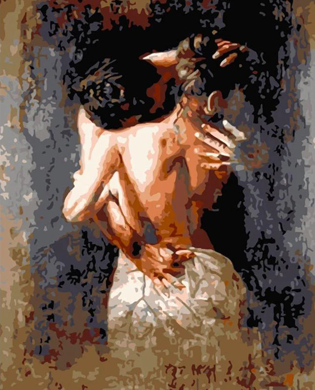 Paint by Numbers Kits Kissing Couple