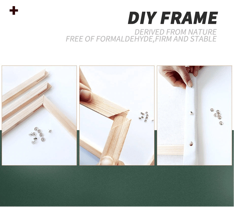 Paint by Numbers Kit Wooden Cabin Scenery