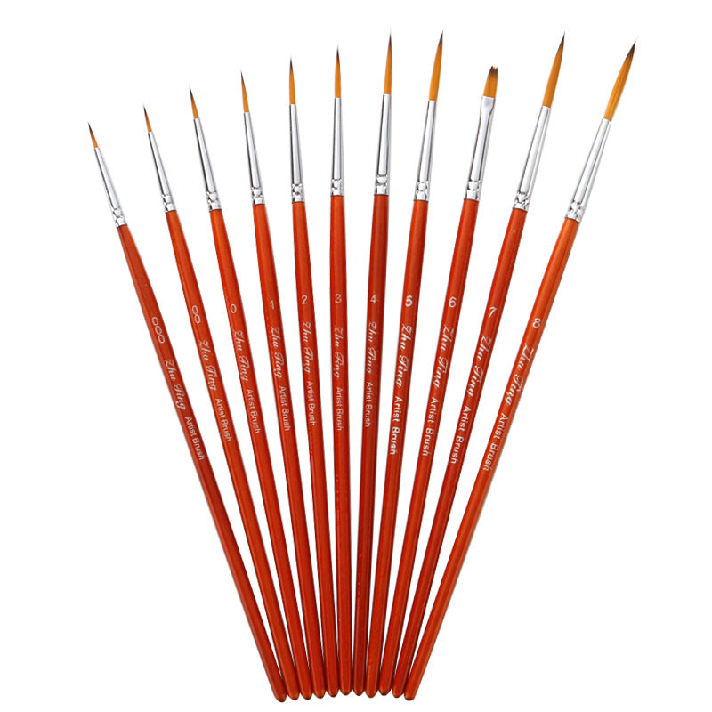 Paint by Number Brushes (11pcs/Set)