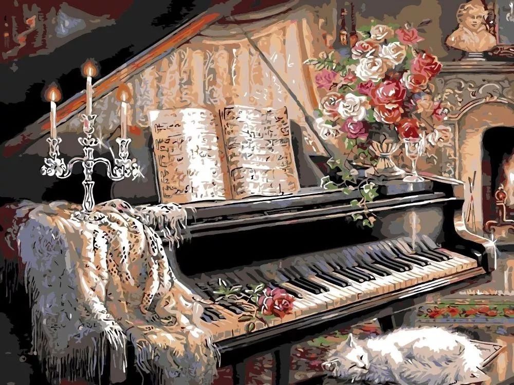 Paint by Numbers Kits Piano