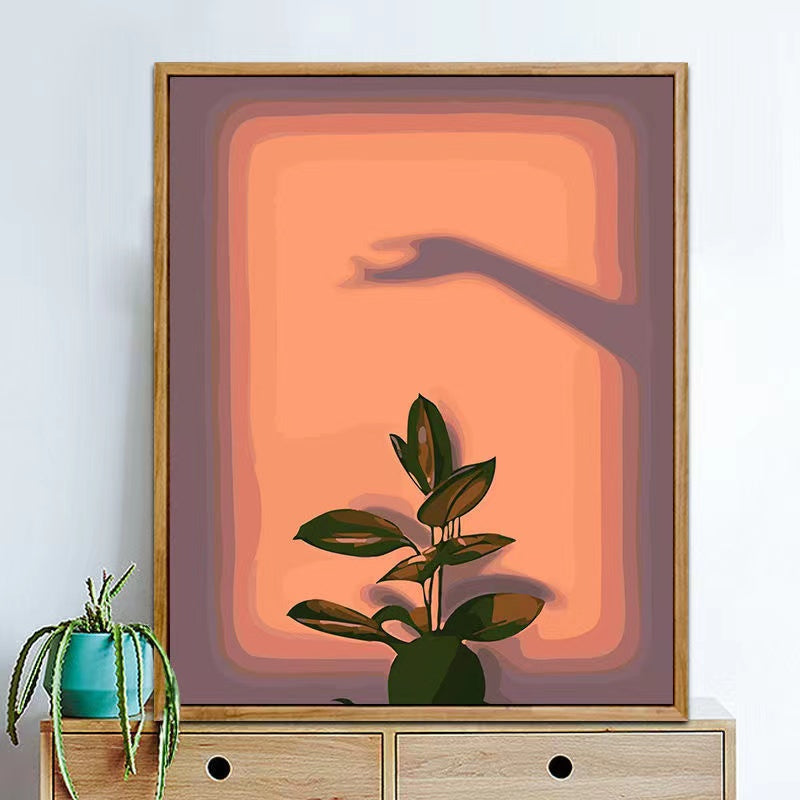 Paint by Numbers Kit Flowers and Shadows