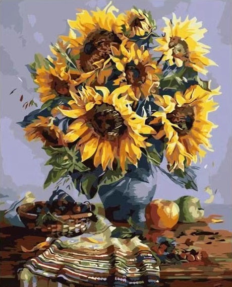 Paint by Numbers Kit Sunflower