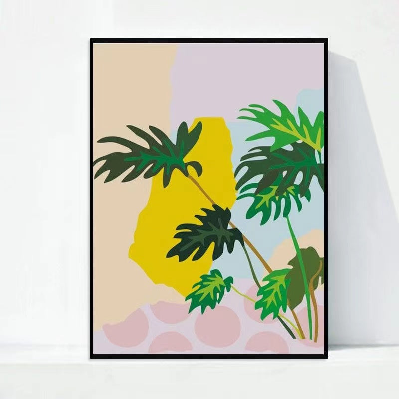 Paint by Numbers Kit Simple Plant