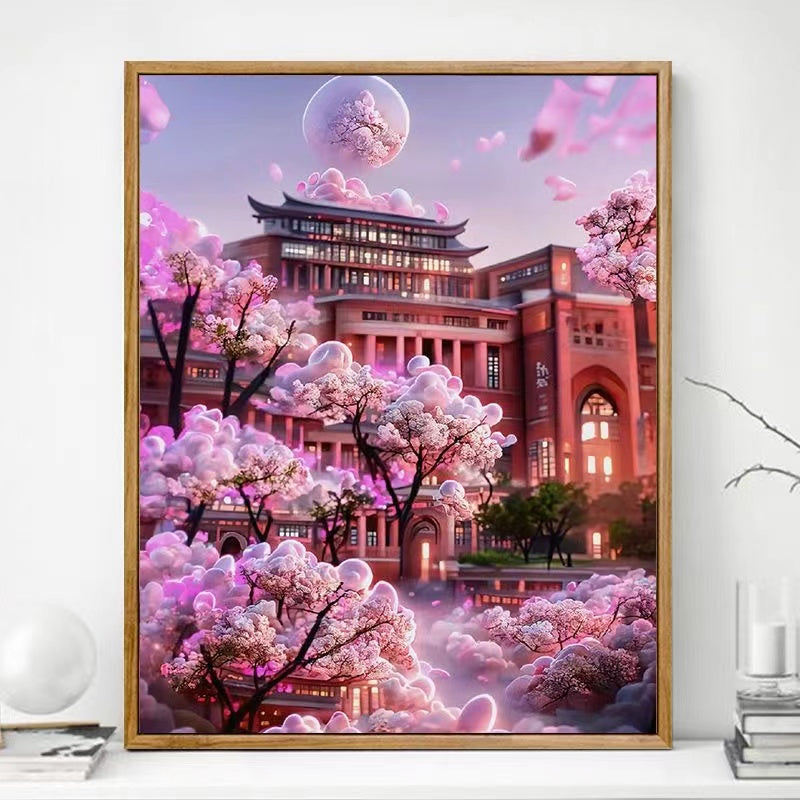 Paint by Numbers Kit Fantasy Palace