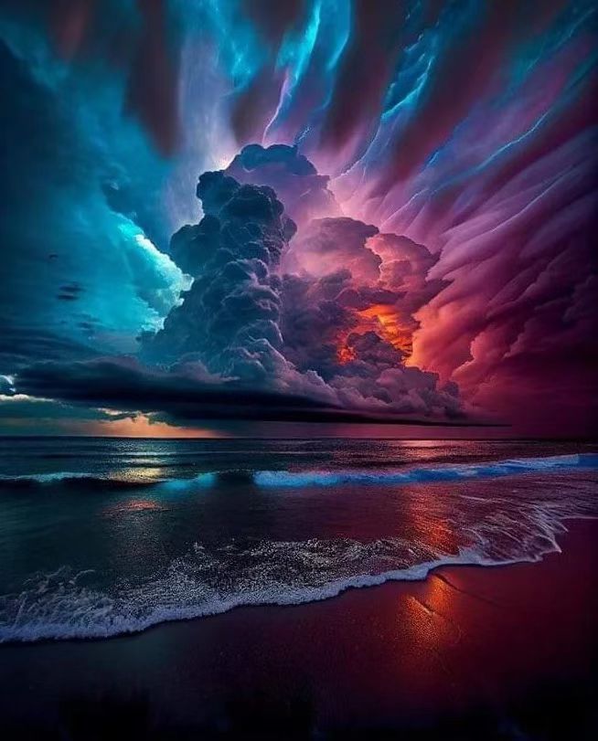 Paint by Numbers Kit Abstract Beach Landscape