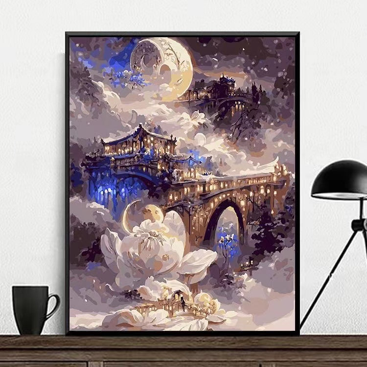 Paint by Numbers Kit Fantasy Landscape