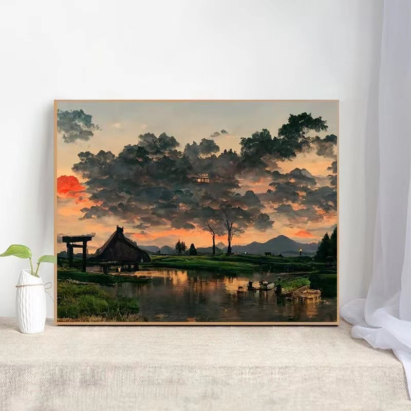 Paint by Numbers Kit Sunset