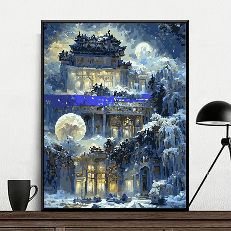 Paint by Numbers Kit Fantasy Castle