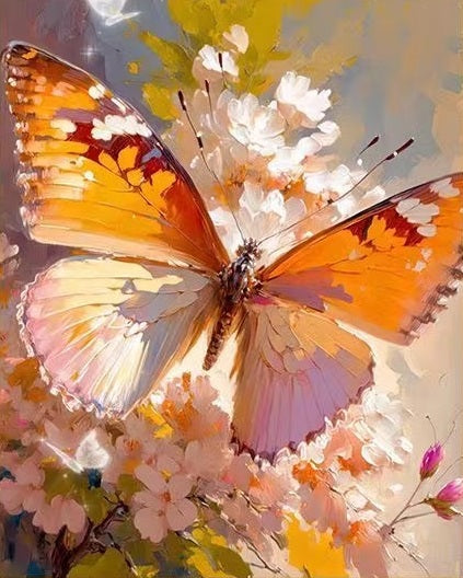 Paint by Numbers Kit Beautiful Butterfly