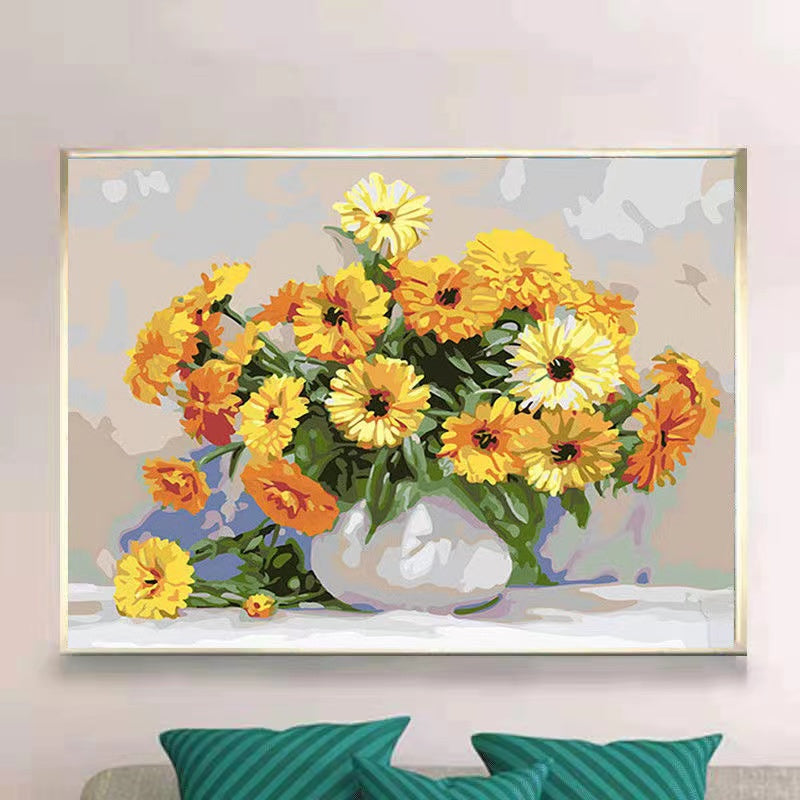 Paint by Numbers Kit Ocean Sunflower