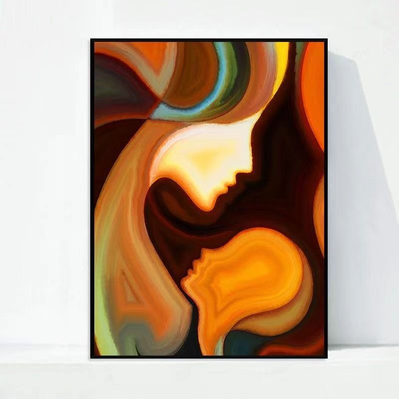 Paint by Numbers Kit Abstract Mother And Baby