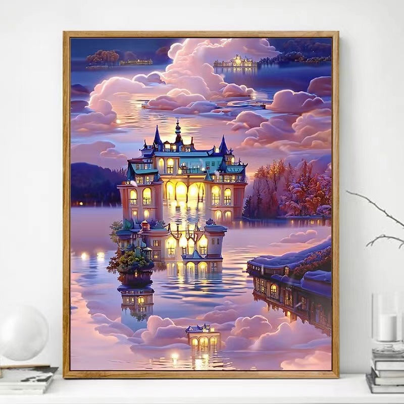 Paint by Numbers Kit Wonderful Castle