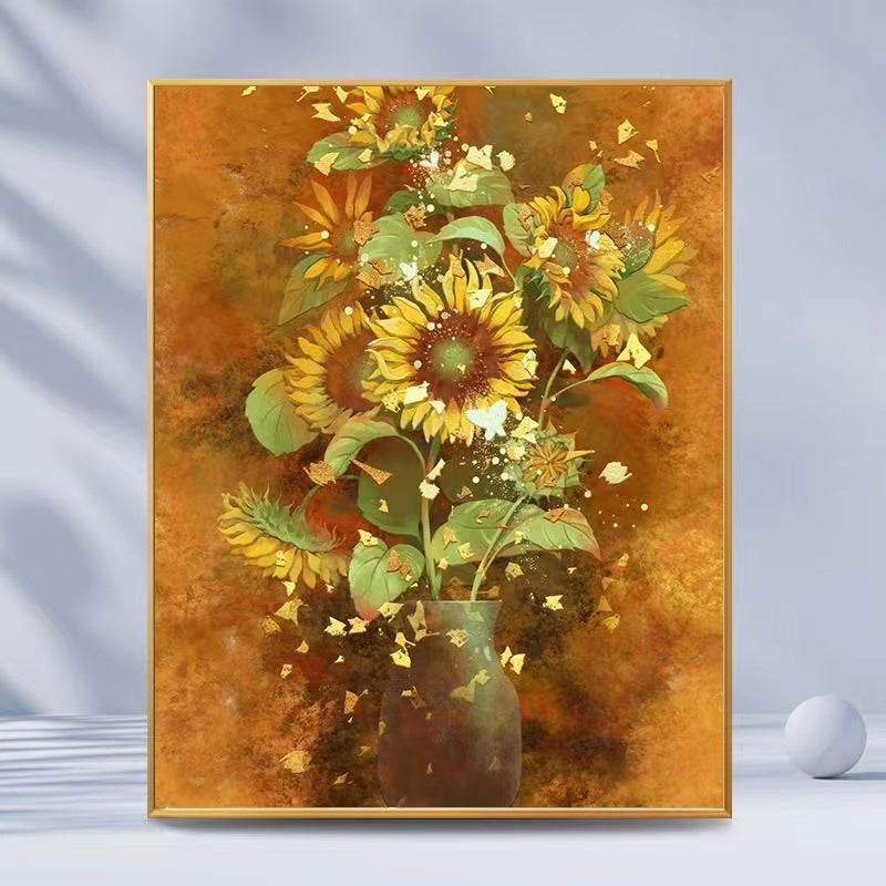 Paint by Numbers Kit Sunflower