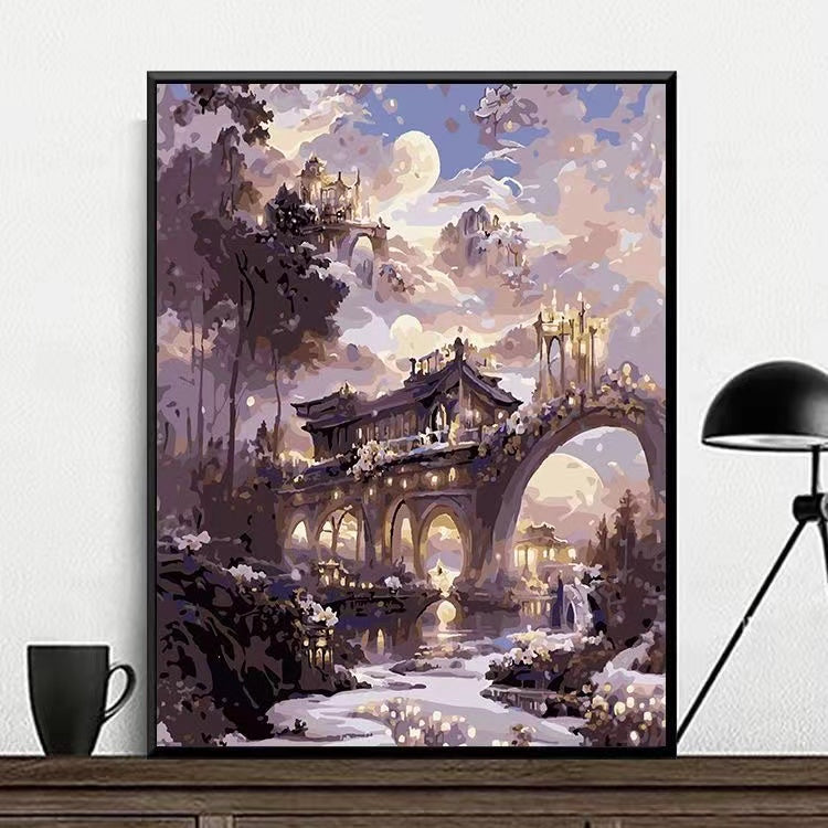 Paint by Numbers Kit Dream Castle