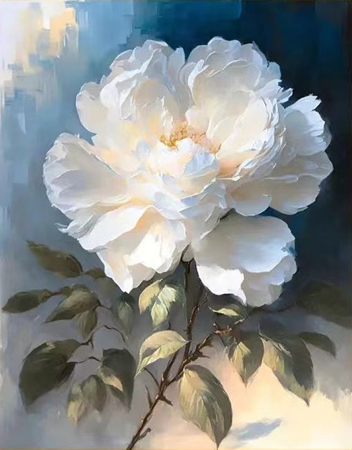 Paint by Numbers Kit Vintage Camellia