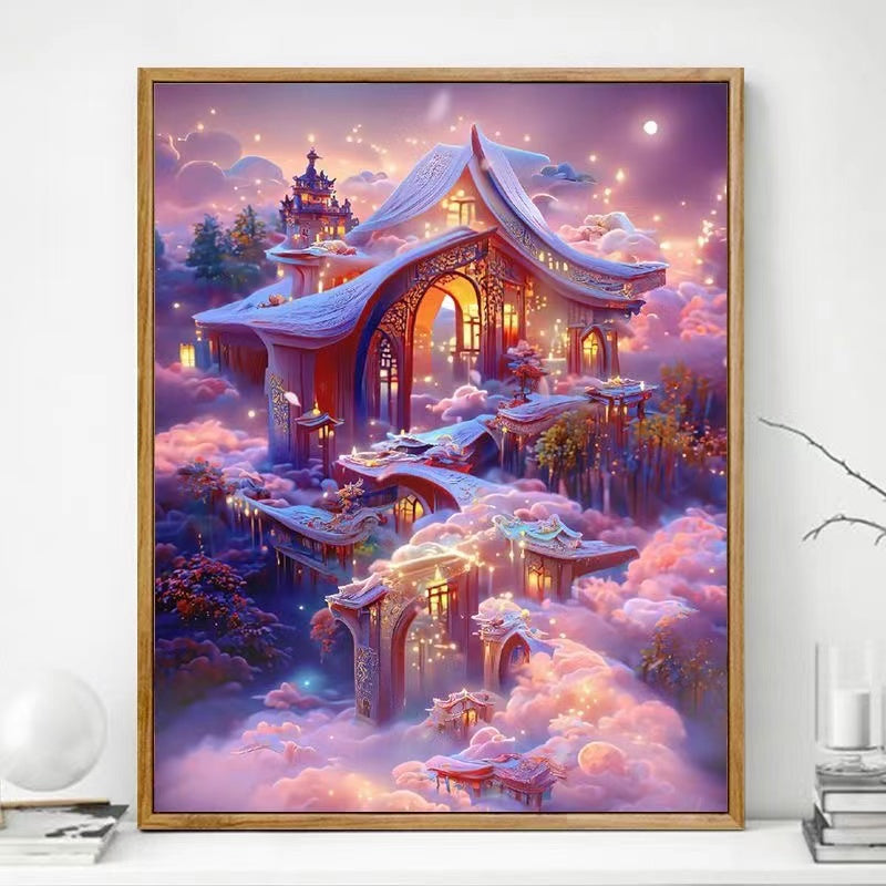 Paint by Numbers Kit Fantasy Palace