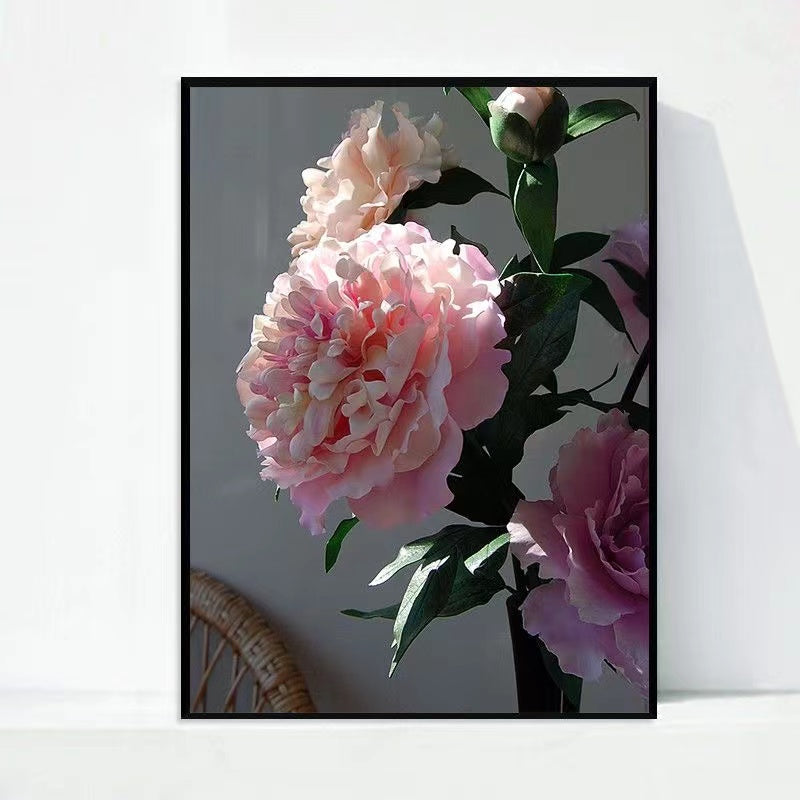 Paint by Numbers Kit Pink Flowers