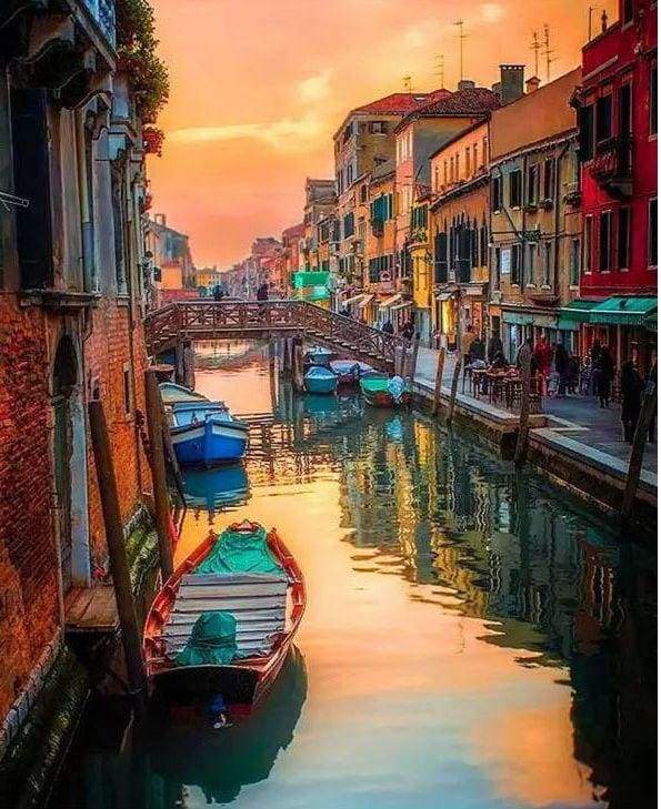 Paint by Numbers Kit Water City