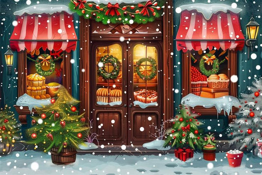 Paint by Numbers Kit Christmas Street Scene