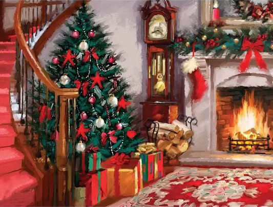 Paint by Numbers Kit Christmas Room