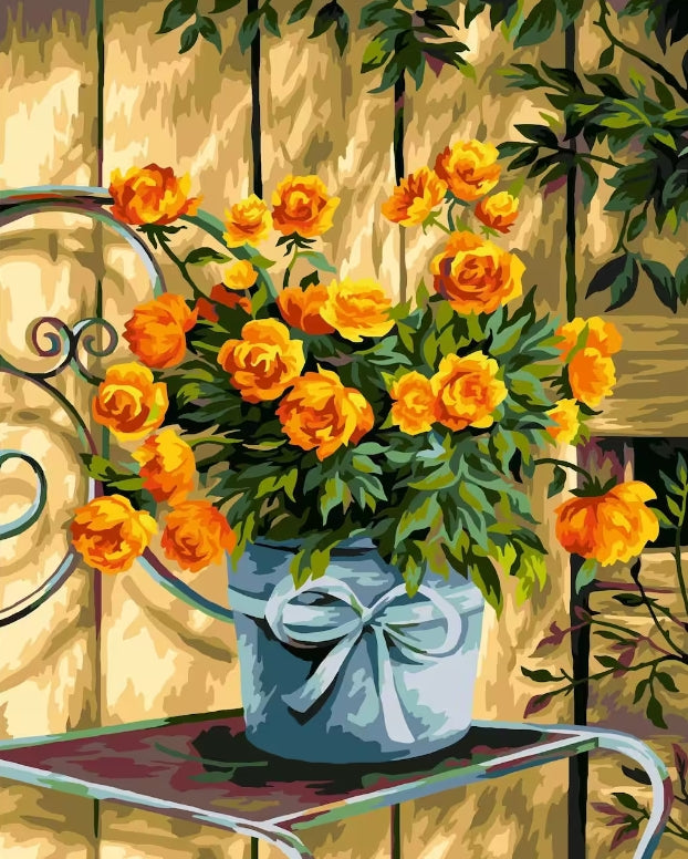 Paint by Numbers Kit Beautiful Flower