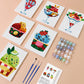 Paint by Numbers - 6 Mini Paintings | Dessert Set