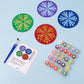 Paint by numbers Coasters (4 pieces) - Snowflake