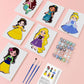 Paint by Numbers - 6 Mini Paintings | Princess Set