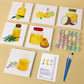 Paint by Numbers - 6 Mini Paintings | Drinks Set