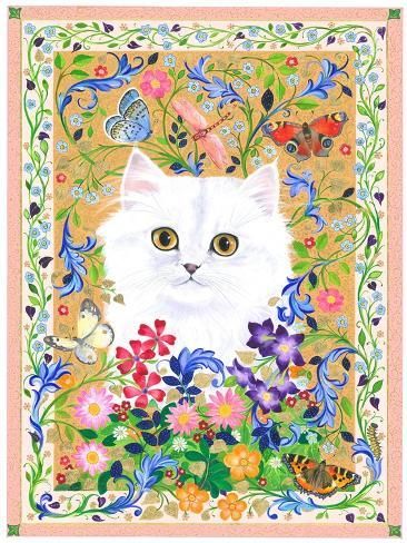 Paint by Numbers Kit Flowers And Cats