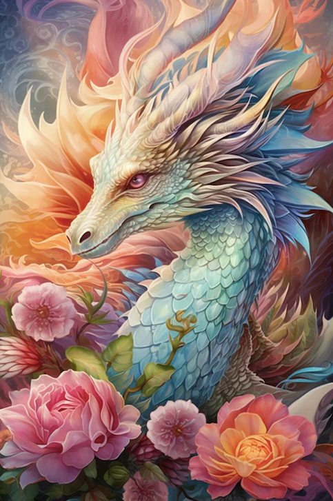 Paint by Numbers Kit Fantasy Dragon