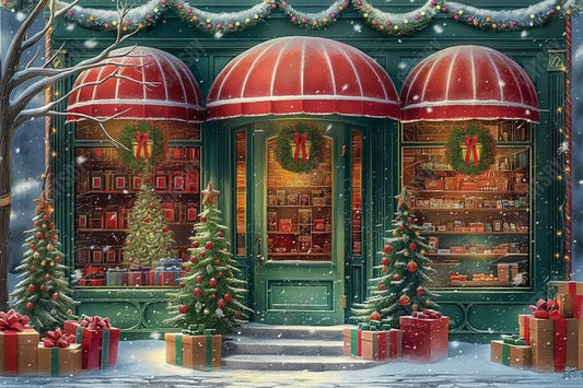 Paint by Numbers Kit Christmas Shop