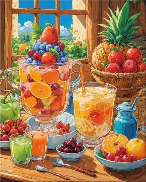 Paint by Numbers Kits Fruit Party