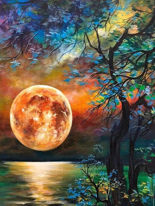 Paint by Numbers Kit Full Moon